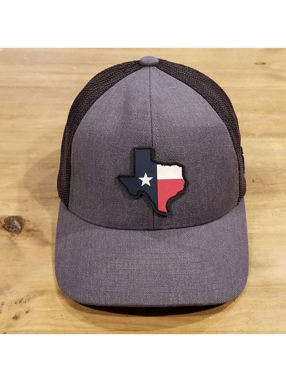 Branded Bills Texas Flag Logo One Size Gray Mesh Back Trucker 600